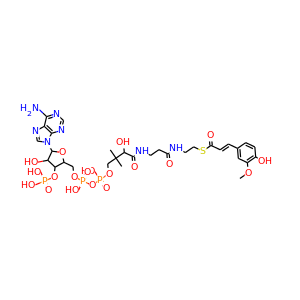 Feruloyl-coenzyme A